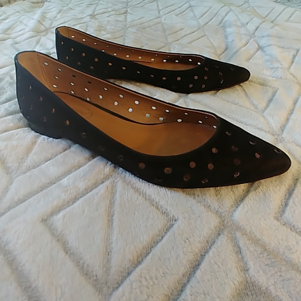 Corso Cosmo Black Flats sz 7